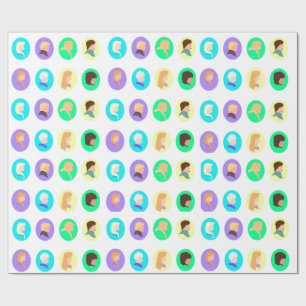 personages of dreamworks and Disney Wrapping Paper