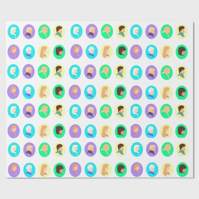 personages of dreamworks and Disney Wrapping Paper (Flat)