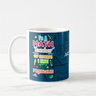 PersonaIized Math Teacher  Coffee Mug