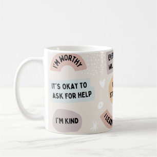 Personal Affirmation Mug: Mum Gift, Coffee Lovers  Mug