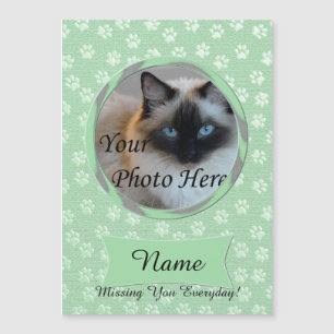 Personal and Cute Mint Green Custom Pet Memorial