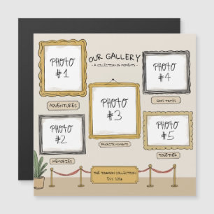 Personal Art Gallery Custom Photo Magnetic Card