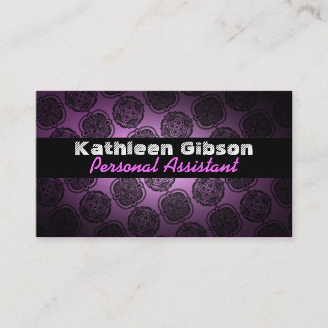 Personal Assistant Business Cards (Front)
