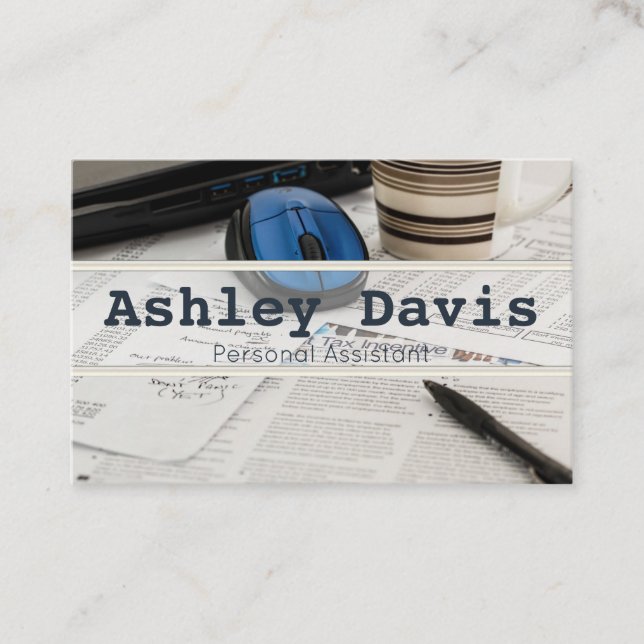 Personal Assistant business cards (Front)