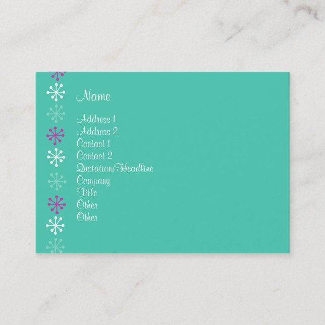 Personal Assitant Business Card (Front)