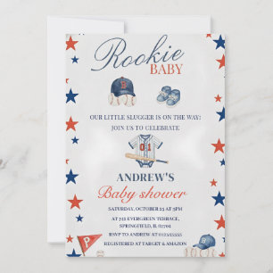 Personal Baseball Baby Shower team party Invitation