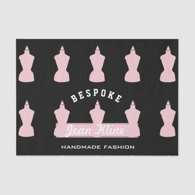 Personal Brand Bespoke Handmade Fashion Boutique Tissue Paper (Front)