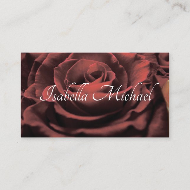 Personal business card (Front)