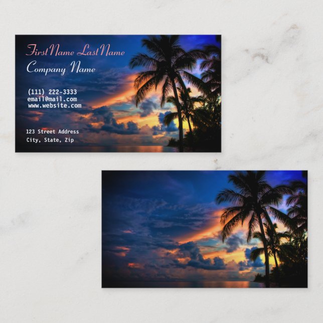 Personal Business Card (Front/Back)