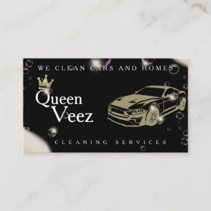 Personal Car Wash Business Cards