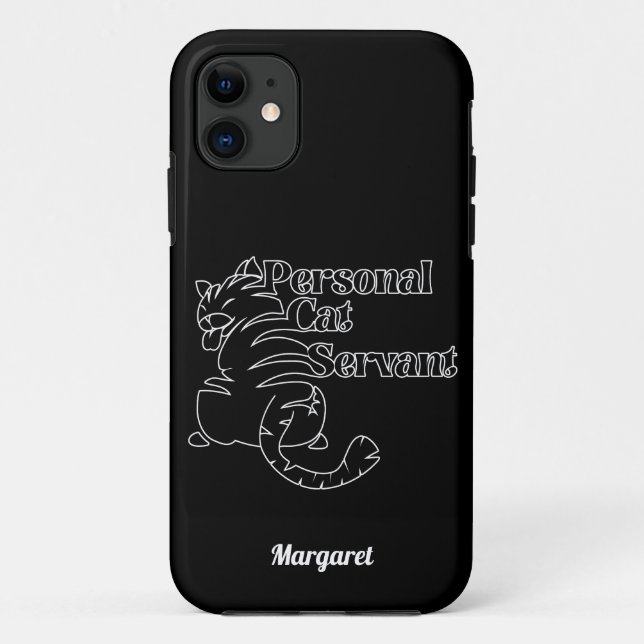 Personal Cat Servant Custom Name Case-Mate iPhone Case (Back)