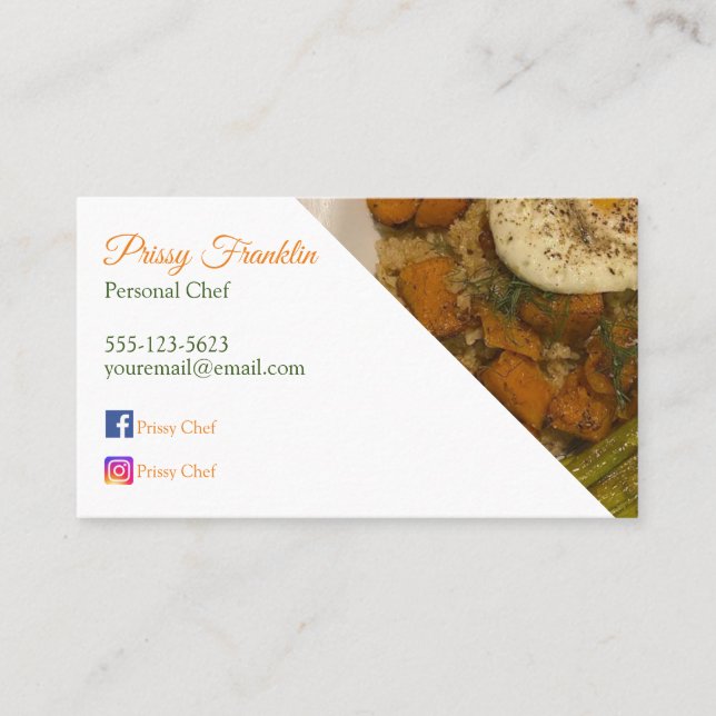 Personal Chef Business Card (Front)