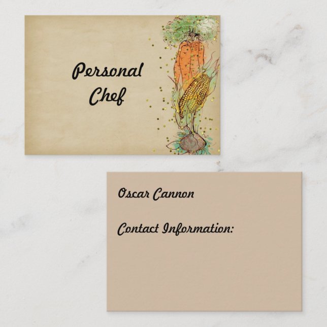 Personal Chef Business Card (Front/Back)