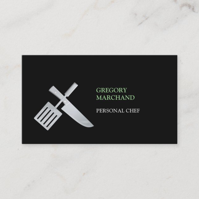 Personal Chef Business Card (Front)