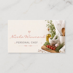 Personal Chef Business Card