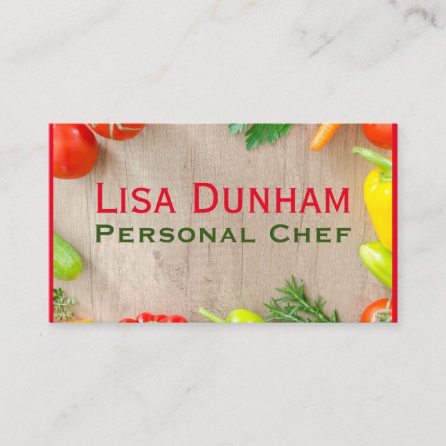 Personal Chef Business Cards (Front)