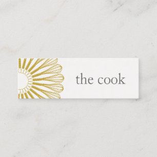 Personal Chef Catering Whisk Modern Catering Mini Business Card