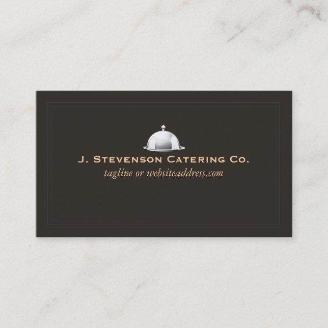 Personal Chef Fine Catering Cater Business Card (Front)
