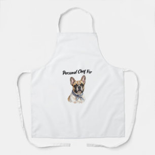 Personal Chef French Bulldog Personalised Apron