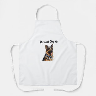 Personal Chef German Shepherd Personalized Apron