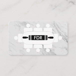 Personal Chef Seated Table Rolling Pin Business Card