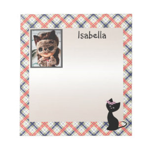 Personal, colourful, baby, cat, little kitten, bab notepad
