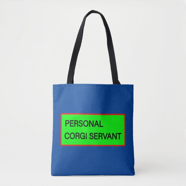 Personal Corgi Servant Tote Bag (Front)