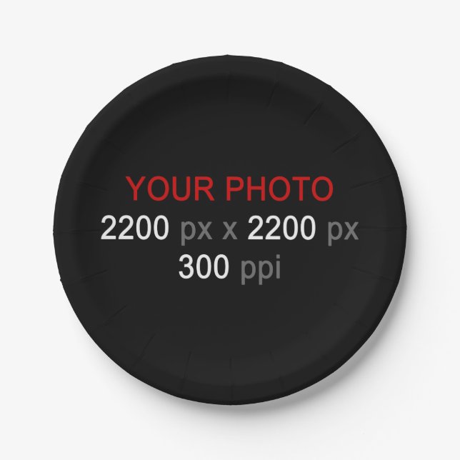 Personal Creation Paper Plate (Front)