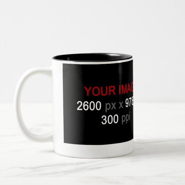 Personal Creation Two-Tone Coffee Mug (Left)