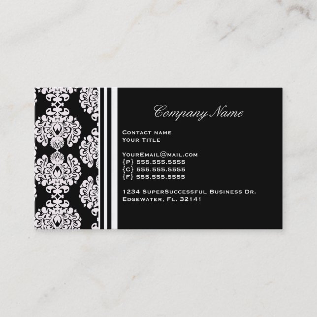 Personal Custom Business Card (Front)