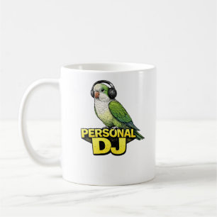 Personal DJ Quaker Parrot Coffee Mug
