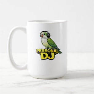 Personal DJ Quaker Parrot Coffee Mug