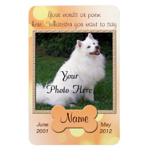 Personal Dog Memorial - Magnet
