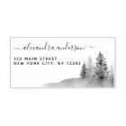 Personal Elegant Mountain Forest Return Address