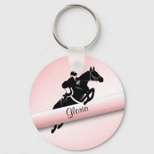 Personal Equestrian Jumper Key Ring