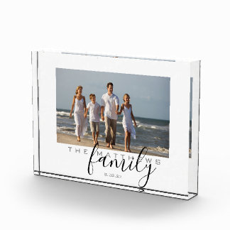 Personal Family Photo Custom Block