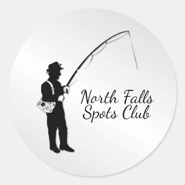 Personal Fishing Classic Round Sticker (Front)