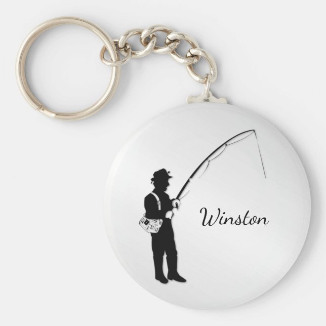 Personal Fishing Key Ring (Front)