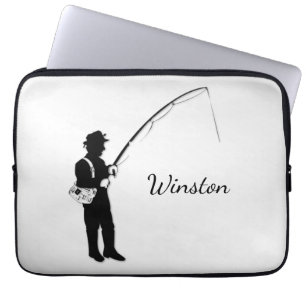 Personal Fishing Laptop Sleeve