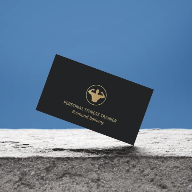 Personal Fitness Trainer Business Card (Creator Uploaded)