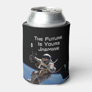 Personal Graduation Space Walk Astronaut Can Cooler