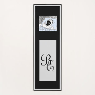 Personal Health Fitness Funny Comic Grey and Black Yoga Mat