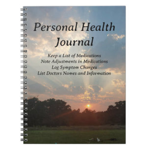 Personal Health Journal and Medicine Diary