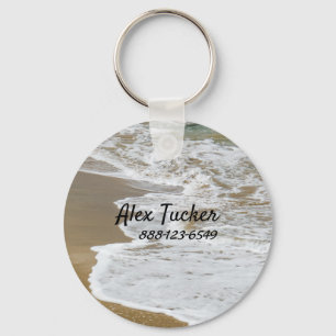 Personal Info   Peaceful Beach Key Ring