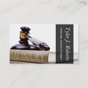 Personal Injury Attorney Law Lawyer Business Card