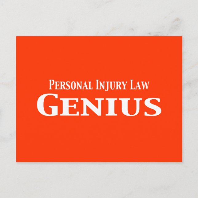 Personal Injury Law Gifts Postcard (Front)