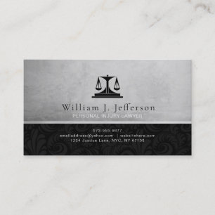 Personal Injury Lawyer Business Cards