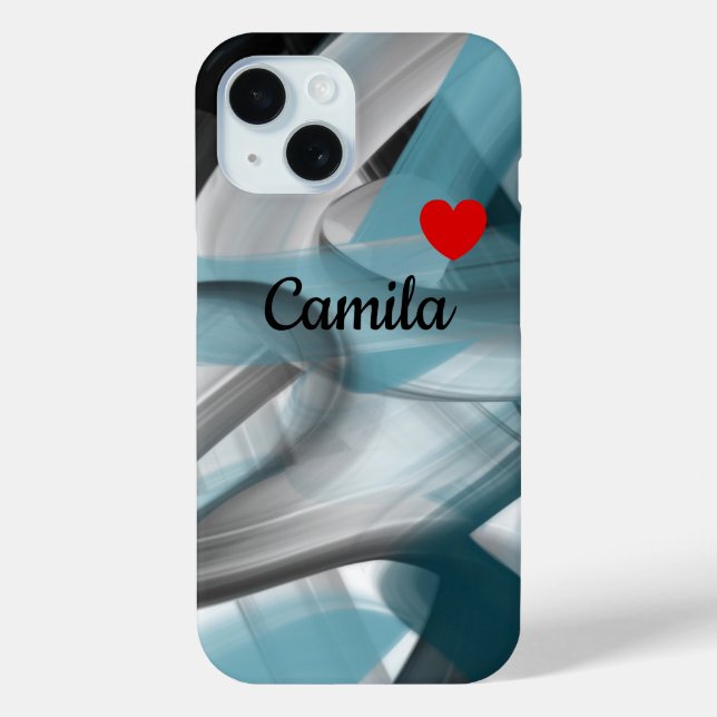 Personal iPhone Cases Trend Abstract Blue Ocean  (Back)