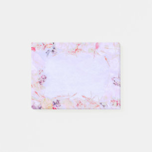 Personal letter writing note taking floral message