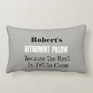 Personal Name Funny Retirement - Lumbar Cushion